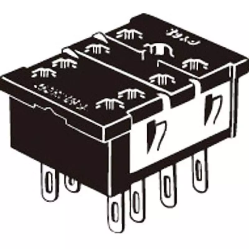 Omron Shared socket Square Wrapping Terminal, PY08QN2-Y3-FOR-MY