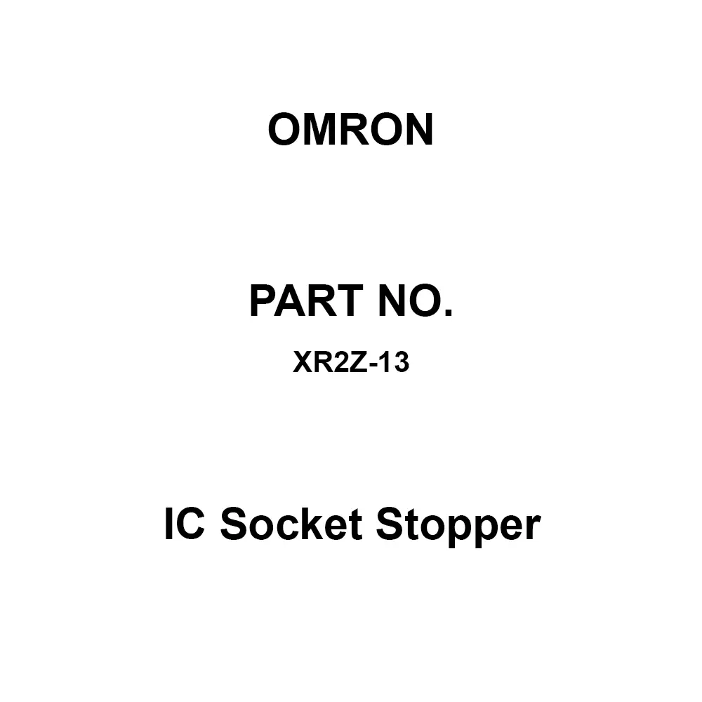 Omron IC Socket Stopper PBT, XR2Z-13