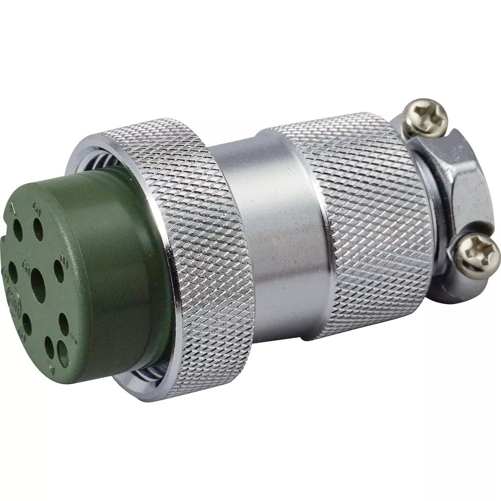 Nanaboshi Large Metal Connector Straight Plug 250 V Rated Voltage, NCS-258-P