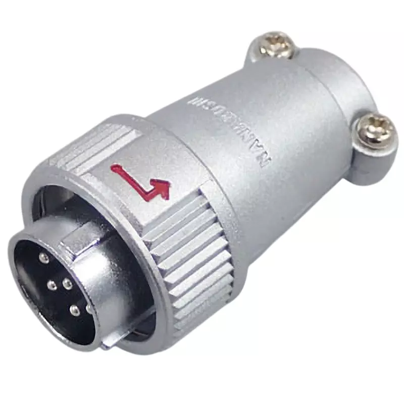 Nanaboshi Metal Connector Straight Plug 250 V Rated Voltage, NR-207-PM