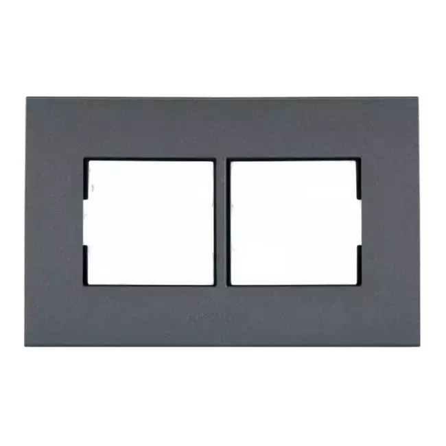 Anchor Penta Regular Plate Black 4 Module, 65904B (Pack of 20)