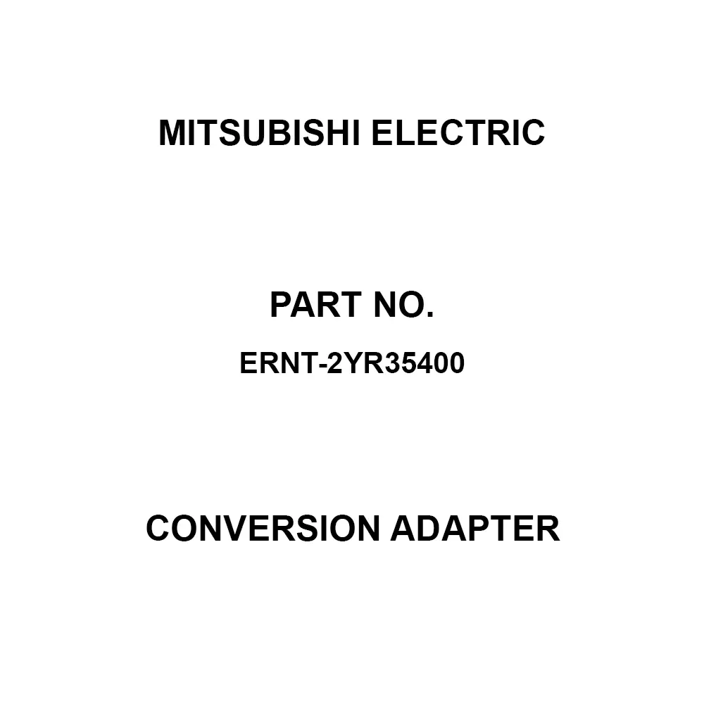 Mitsubishi Electric Conversion Adapter 1 Slot Type, ERNT-2YR35400