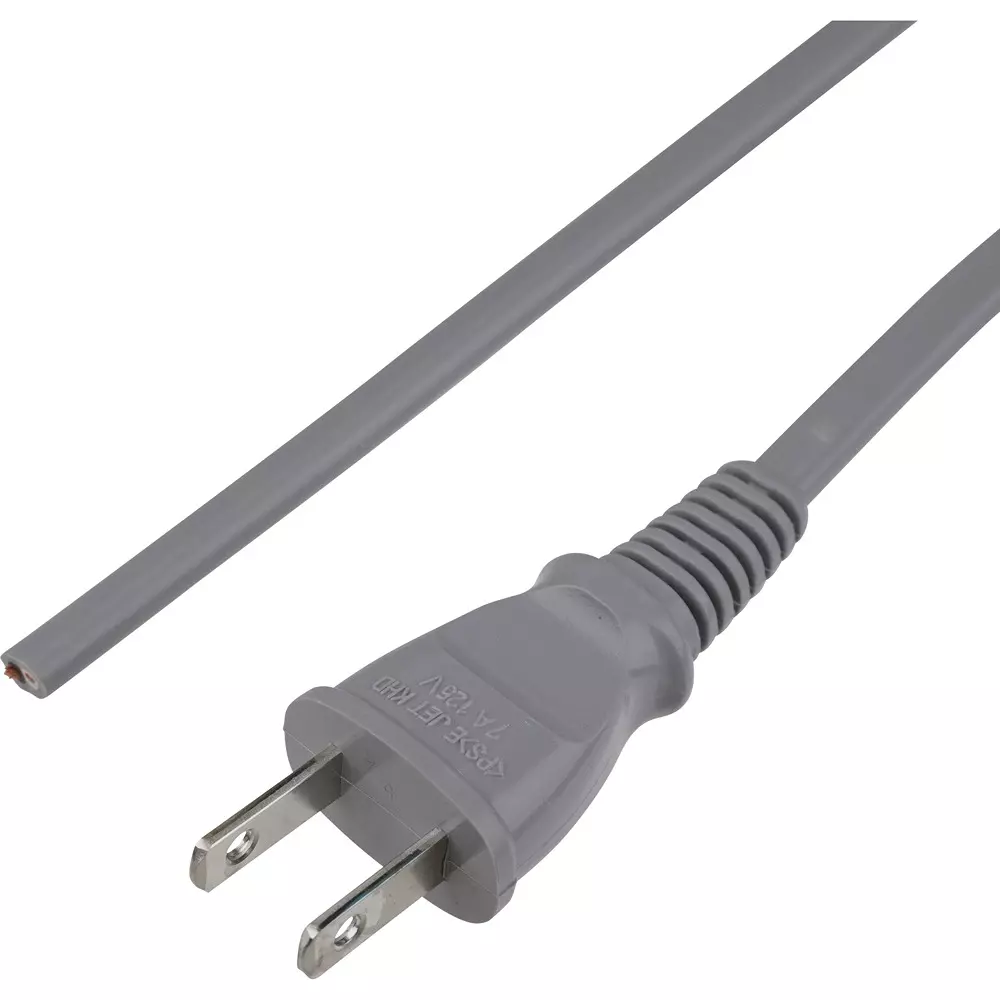 KHD Vinyl Cabtyre Oval Cord Plug 125 V Rated Voltage 7 A Rated Current, P付-VCTFK 0.75SQ-3m