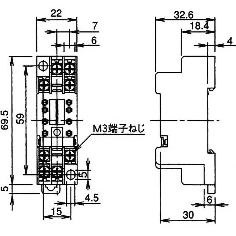 Ubon Relay Socket Relay socket Type UL, C-UL certification and CE marking compliant Applicable Standard, SK2-08