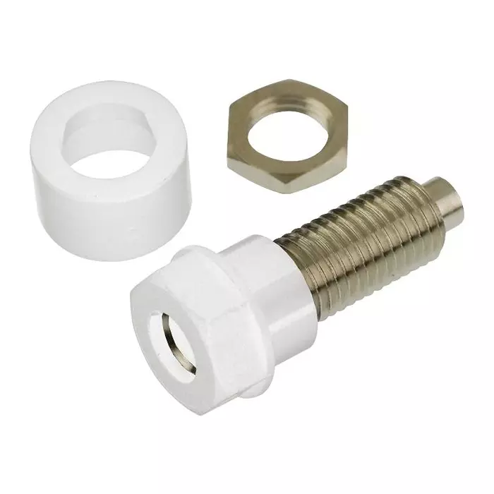 MULTICOMP PRO Banana Plugs & Jacks TEST JACK, 36A, SOLDER, WHITE, 76-1466