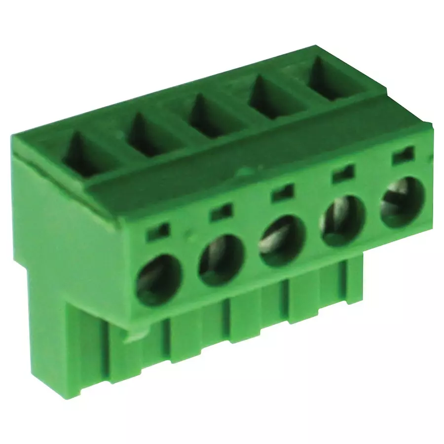 CAMDENBOSS Terminal Block, Pluggable, 5Pos, 12Awg, CTB9209/5