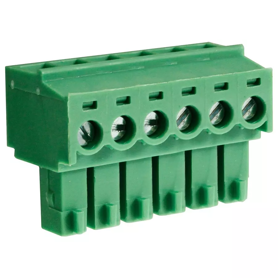 CAMDENBOSS Tb, Pluggable, 6Pos, 28-16Awg, CTBP92HE/6