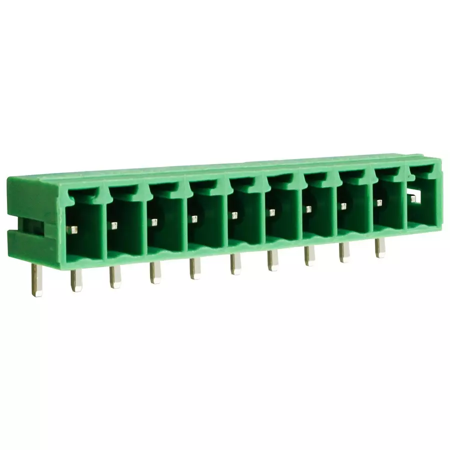 CAMDENBOSS Terminal Block, Header, 10Pos, R/A, Th, CTBP93HE/10