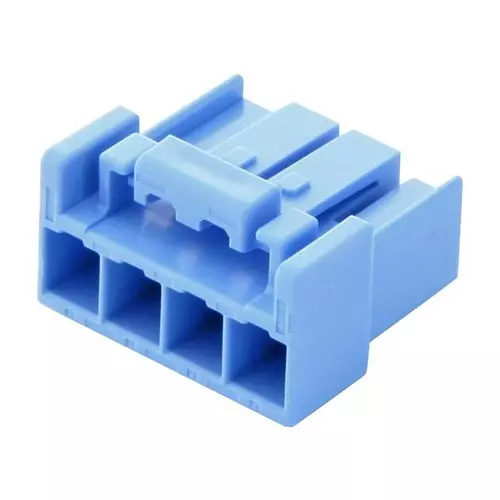 JST (JAPAN SOLDERLESS TERMINALS) Rcpt Housing, 4Pos, 4 mm, Pbt Gf, PSIP-04V-LE-A