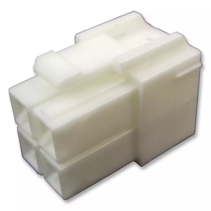 JST (JAPAN SOLDERLESS TERMINALS) Connector, Housing, Plug, 4 Way, Nylon, VLP-04V (Pack of 10)