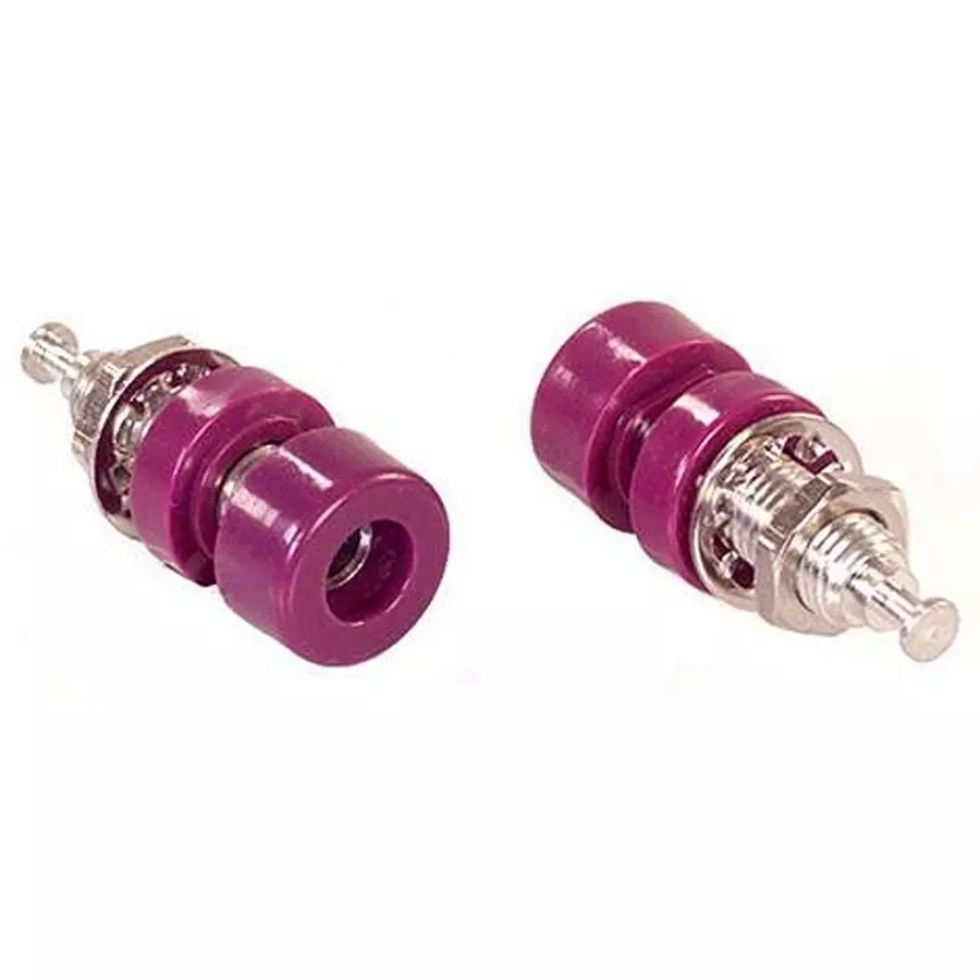 POMONA Banana Jack, 15A, Turret, Violet, 1581-7.. (Pack of 10)