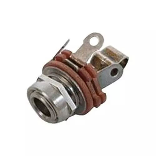 SWITCHCRAFT/CONXALL Phono Audio Connector, Jack, 1/4", Panel, 11W07