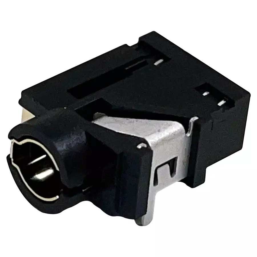 SWITCHCRAFT/CONXALL Phone Audio Conn, 3.5 mm R/A Jack, 4Pos, 35RAPC5CHWNSN