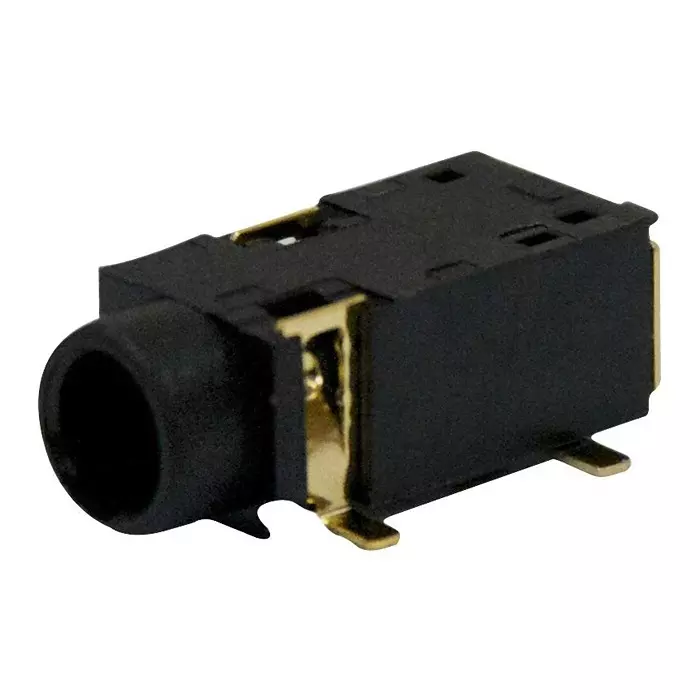 SWITCHCRAFT/CONXALL Phone Audio Conn, 3.5 mm R/A Jack, 3Pos, 35RASMT2BHSNTRX