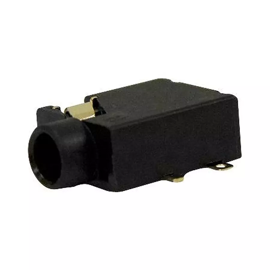 SWITCHCRAFT/CONXALL Phone Audio Conn, 3.5 mm R/A Jack, 3Pos, 35RASMT3BHWNTRX