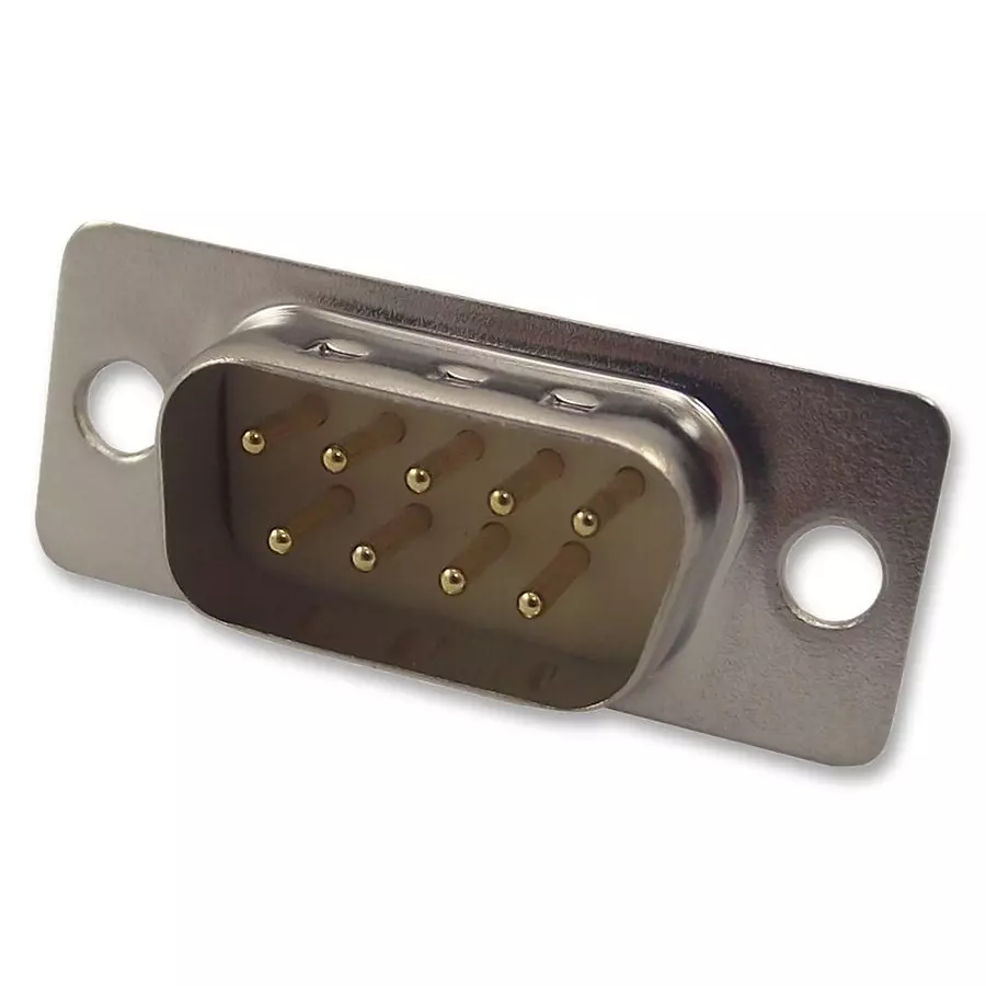 NORCOMP Connector, D Sub, Plug, Solder, 9Way, 172-E09-103R001