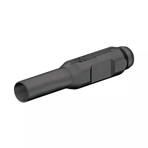 Staubli SAFETY PLUG, 2.0MM, BLACK/RED, 65.3314-21 + 65.3314-22 (Pack of 4)