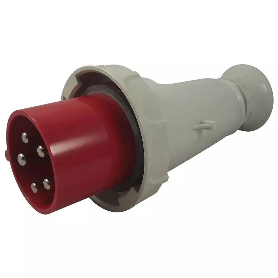 WALTHER Plug, Free, 400V, 63A, 3P+N+E Way, 269
