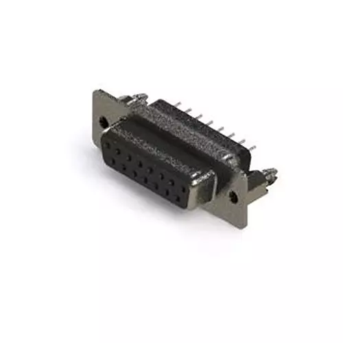 EDAC HD D SUB CONN, RCPT, 15POS, DA, SOLDER, 628-015-228-046