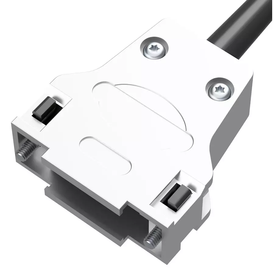 POSITRONIC D SUB BACKSHELL, 180 DEG, SIZE DA, D15000CTE50/AA.