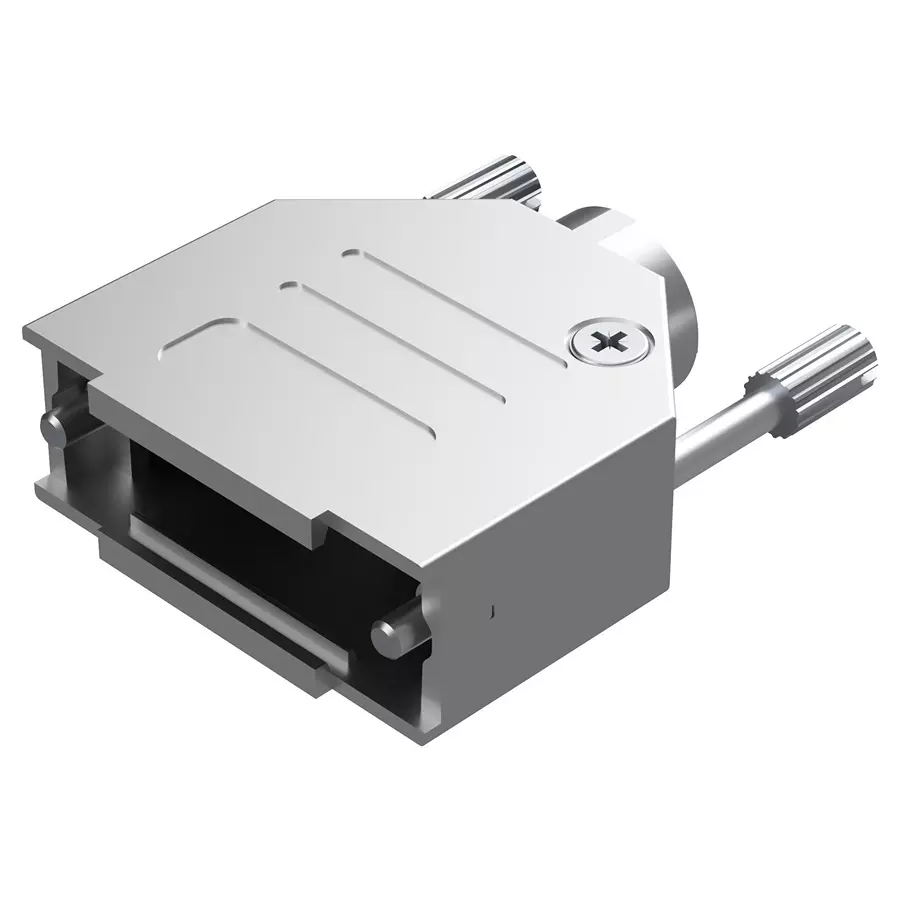 POSITRONIC D SUB BACKSHELL, 180 DEG, SIZE DA, D15000DTE50/AA.