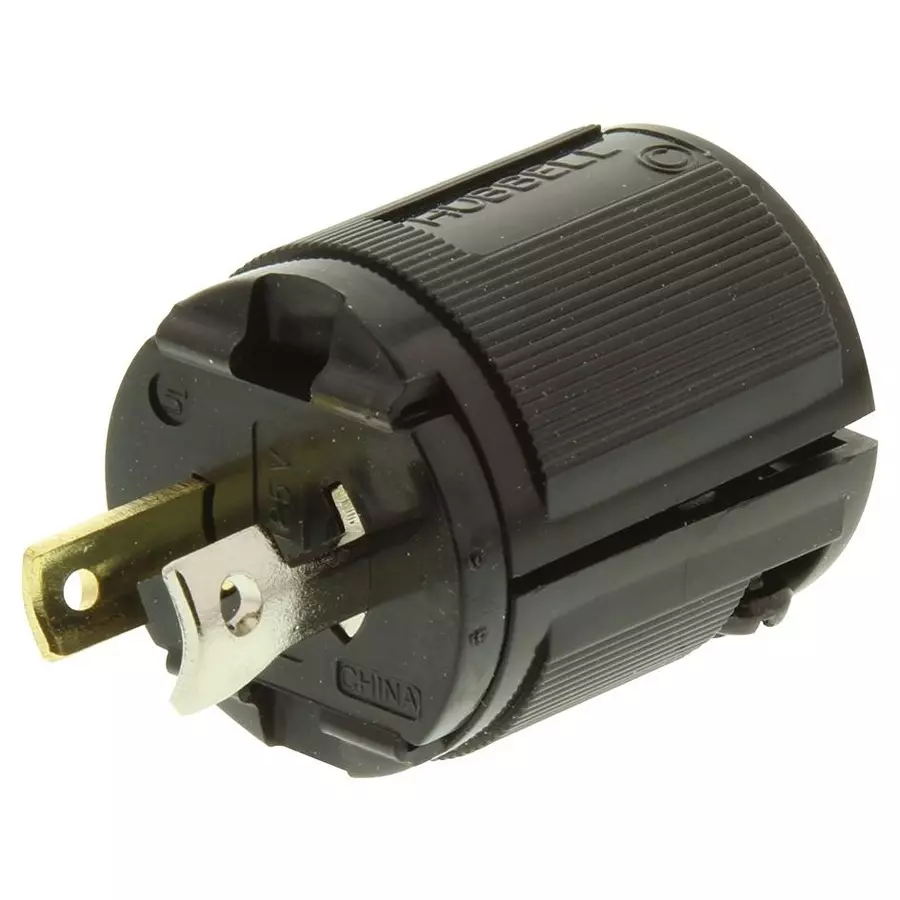 HUBBELL WIRING DEVICES Connector Type:Power Entry, HBL7465V