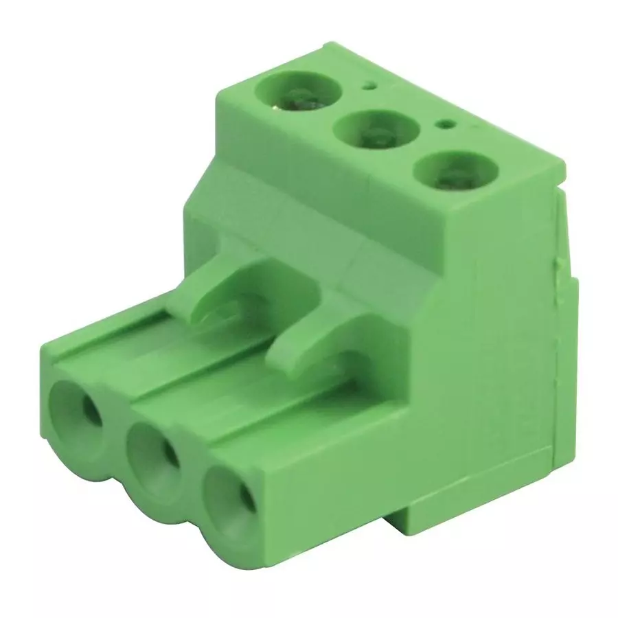 BUCHANAN - TE CONNECTIVITY TERMINAL BLOCK PLUGGABLE, 3 POSITION, 30-12AWG, 796634-3.