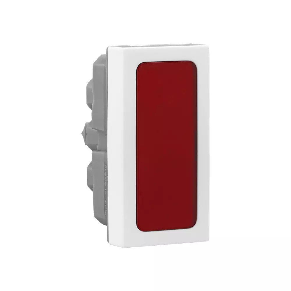 Legrand Indicator Flat Allzy 1 Module Glossy White, 6811 38 (Pack of 20 Pcs)