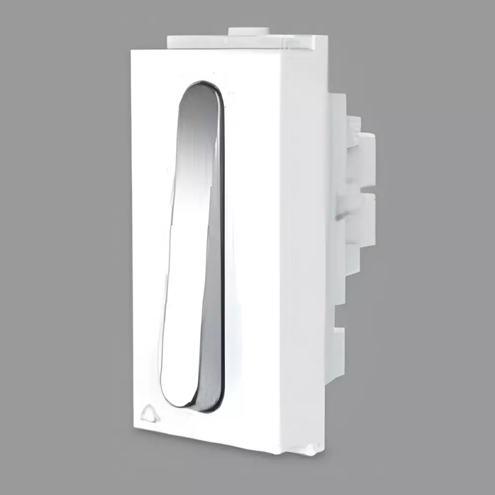Cona Platinum Line Bell Push 10 A White, 14211