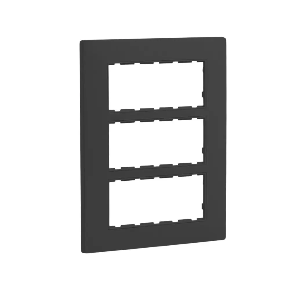 Cona GlazTouch Modular Plate Black 18 Modules, GT 1118 (Pack of 10)