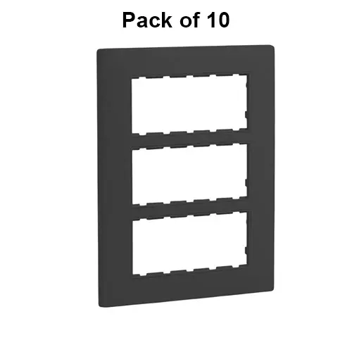 Cona GlazTouch Modular Plate Black 18 Modules, GT 1118 (Pack of 10)