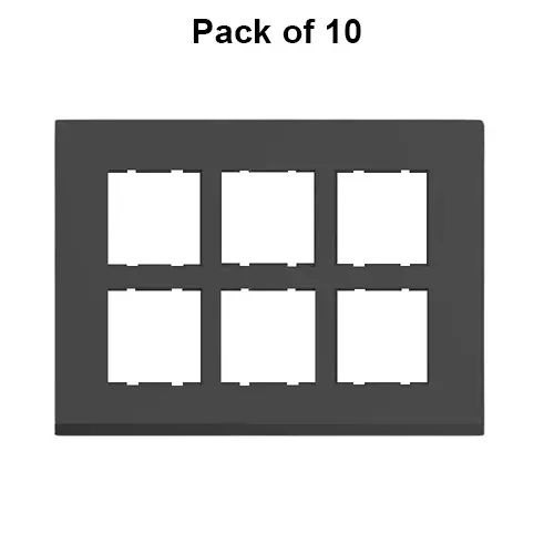 Cona Striqa Modular Plate Black 12 Modules, STM 1108 (Pack of 10)