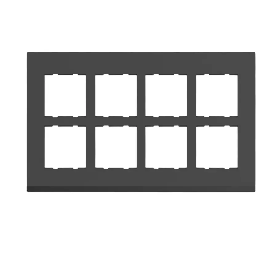 Cona Striqa Modular Plate Black 16 Modules, STM 1109 (Pack of 10)