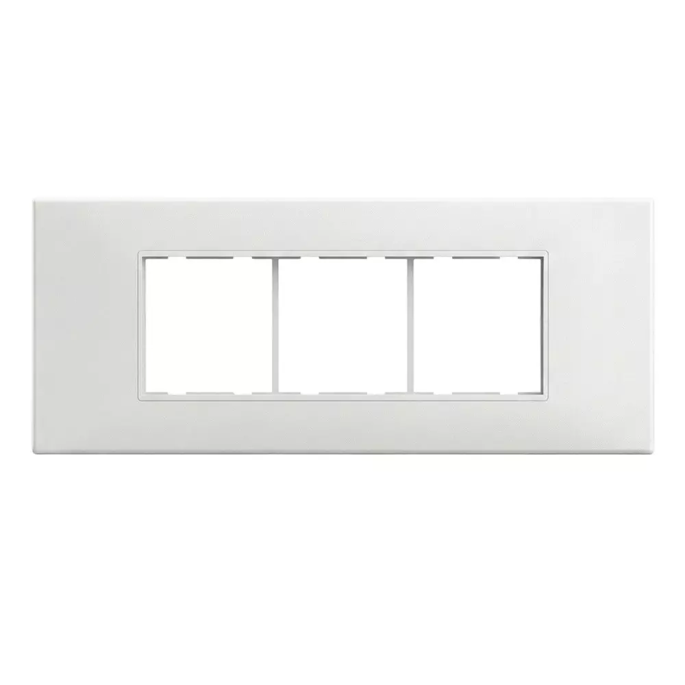 Cona Trimm Modular Plate White 6 Modules, TM 1105 (Pack of 10)