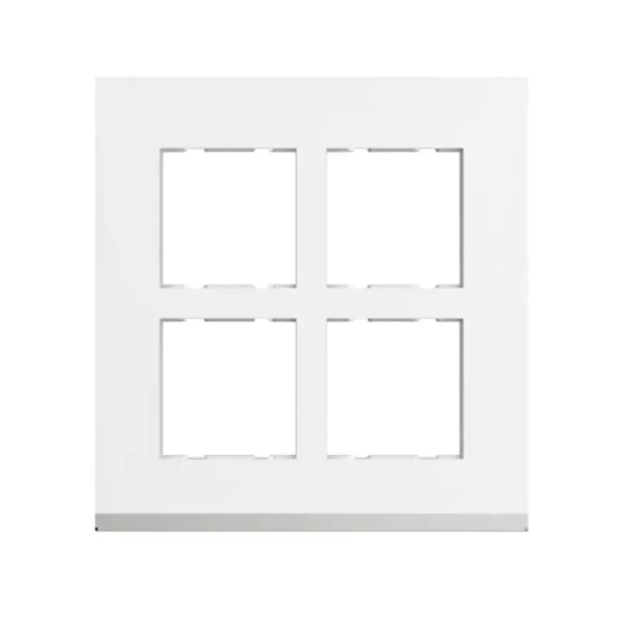 Cona Trimm Modular Plate White 8 Modules(Square), TM 1107 (Pack of 10)