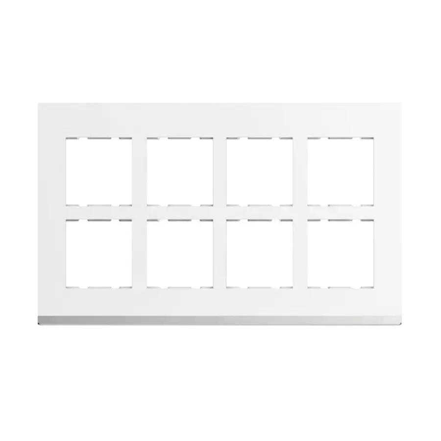 Cona Trimm Modular Plate White 16 Modules, TM 1109 (Pack of 10)