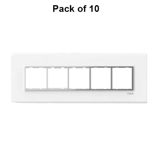 Cona Trimmwood Modular Plate White 10 Modules, TR 1107 (Pack of 10)