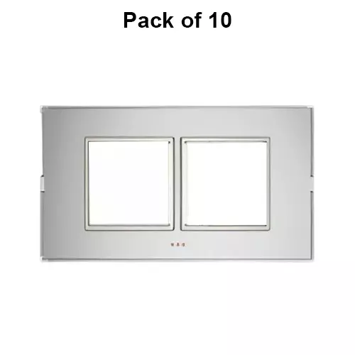 Cona Glasglow Modular Plate White 4 Modules, GM 1104 (Pack of 10)
