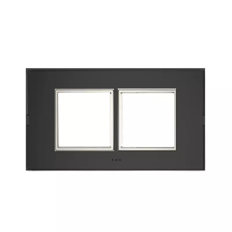 Cona Glasglow Modular Plate Black 4 Modules, GM 1104 (Pack of 10)