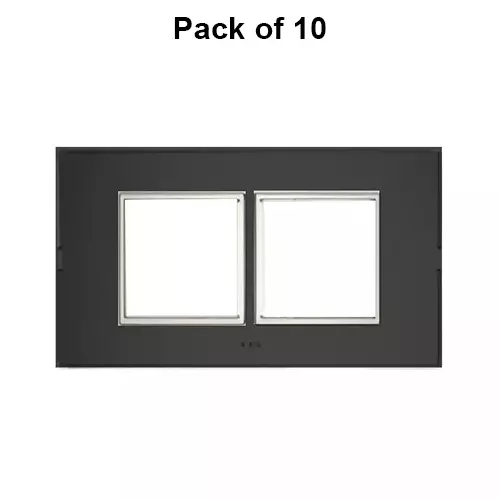 Cona Glasglow Modular Plate Black 4 Modules, GM 1104 (Pack of 10)