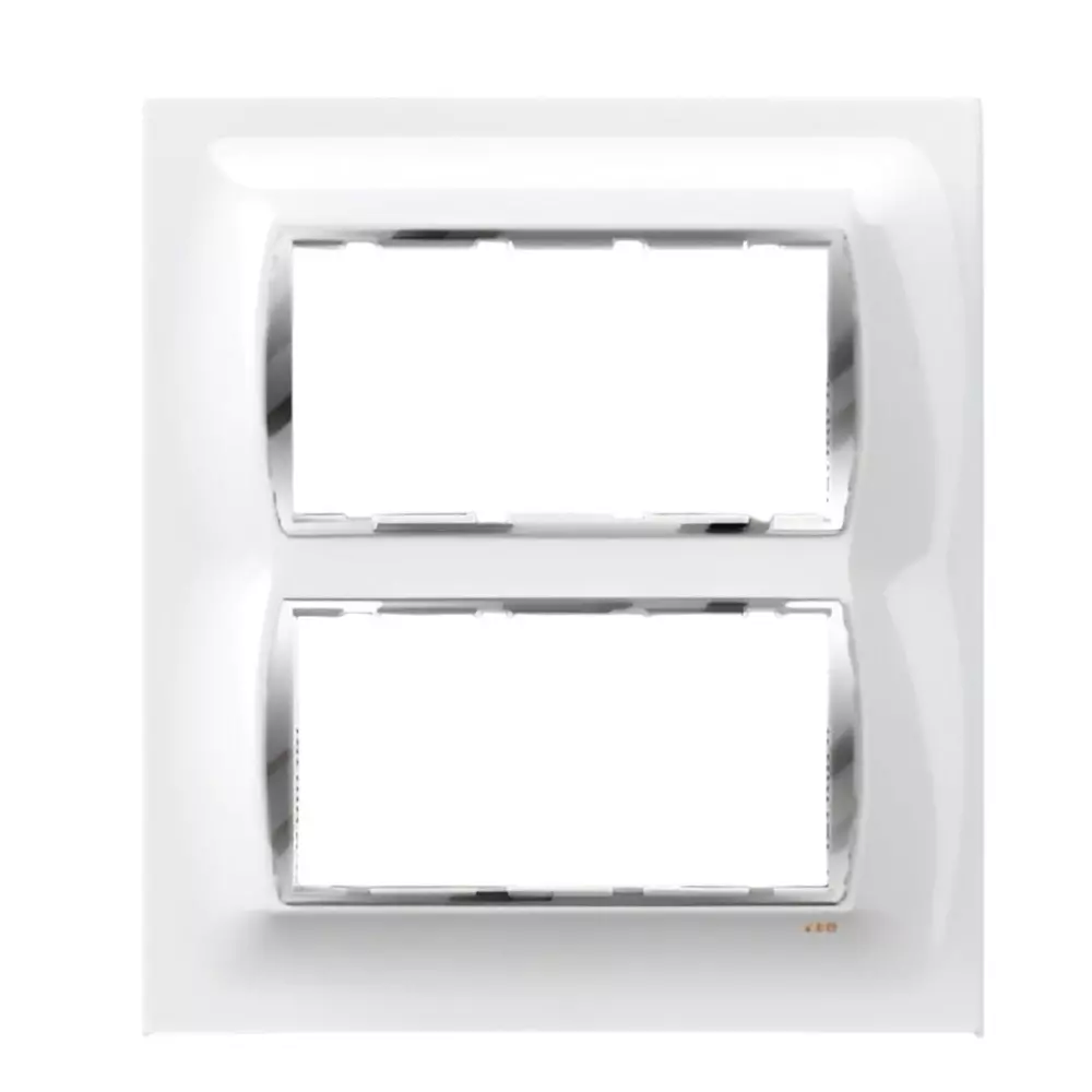 Cona Glasglow Glass Effect Modular Plate White 8 Modules(Square), GGM 1109 (Pack of 10)