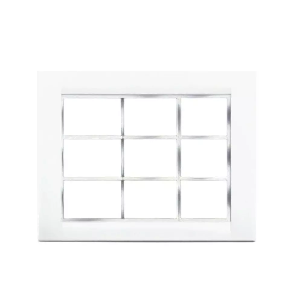 Cona Oliwood Modular Plate White 18 Modules(Vertical), OW 2061 (Pack of 10)