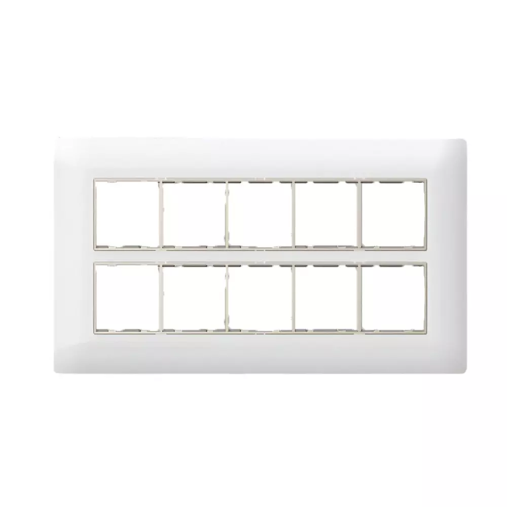Cona Sleekwood Modular Plate White 20 Modules, SWN 1120 (Pack of 10)