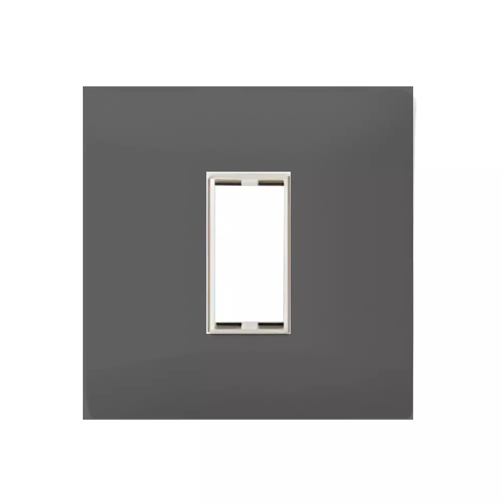 Cona Sleekwood Modular Plate Black 1 Module, SWN 1101 (Pack of 10)