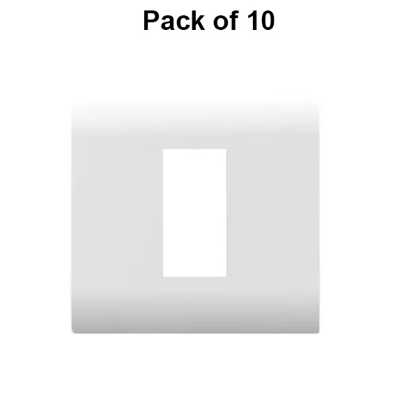 Cona Forte Modular Metal Plate White 1 Module, ORP 1101 (Pack of 10)