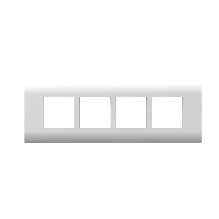 Cona Forte Modular Metal Plate White 8 Modules(Horizontal), ORP 1108 (Pack of 10)