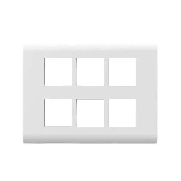 Cona Forte Modular Metal Plate White 12 Modules, ORP 1112 (Pack of 10)