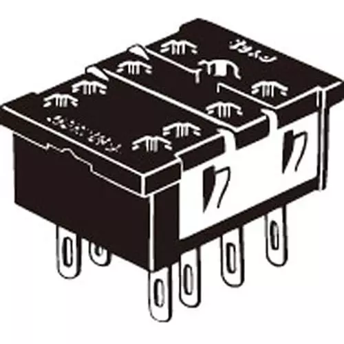 Omron Square Socket Over 100 mohm, PY08QN-Y1-FOR-MY