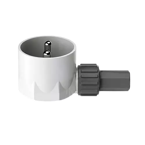 Goldmedal Air Plug White & Grey P + N (Phase + Neutral) 2 Pin 20 A Current Plastic, 07038
