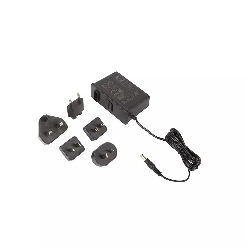 XP POWER Interchangeable Plug Wall Mount 1 Output 80 VAC to 264 VAC, AMF18US09